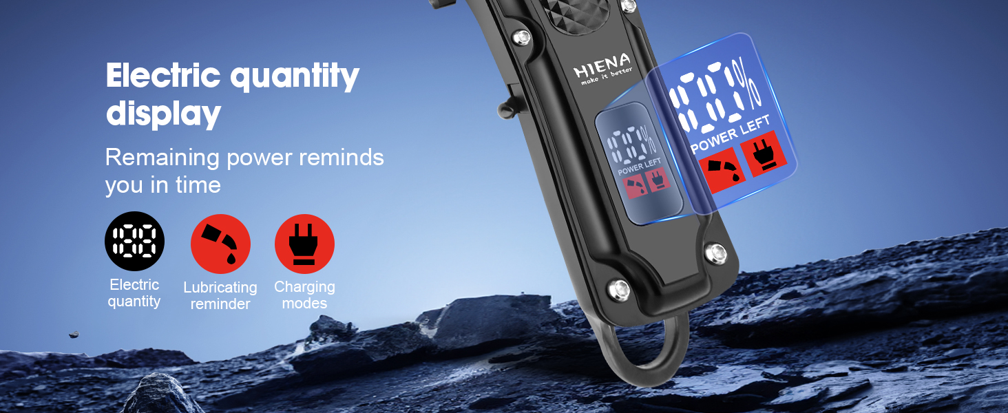 HIENA PRO BLACK Hair Clipper