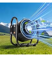 Blissfuhue Rechargeable Auto-Oscillating Fan, 16000mAh Battery Powered Portable Outdoor Fan with ...