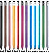 LINFANC 12Pcs Stylus Pen for Touchscreen, 2-in-1 High Precision &amp; Sensitivity Stylus Pen for iPad...