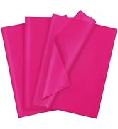 120 Sheets 20"X14" Hot Pink Tissue Paper for Gift Bags Wrapping, Art Tissue Paper Bulk for Weddin...