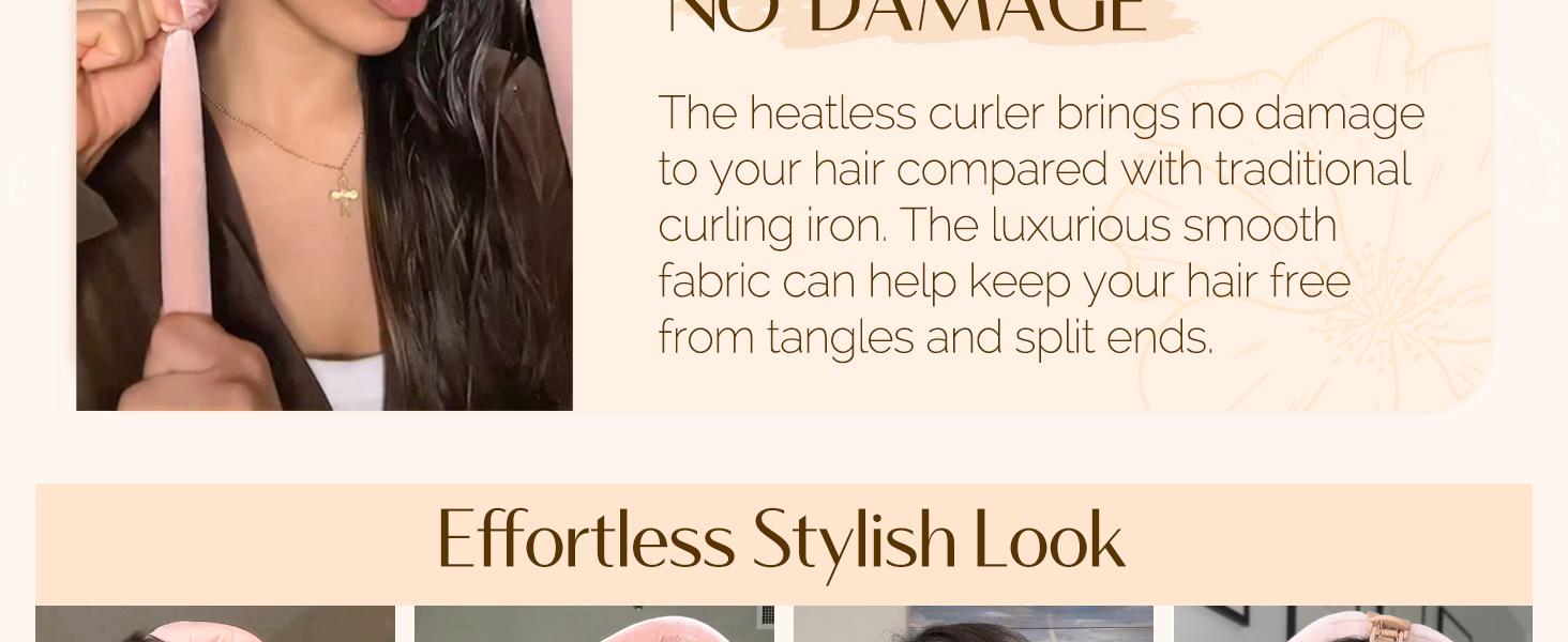 heatless hair curler