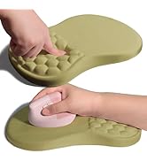 Armanza Ergonomic Joint Wrist Support Mouse Pad with Memory Foam Cushion Massage Bump, Carpal Tun...