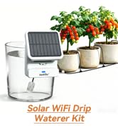 RAINPOINT Smart WiFi Solar Drip Irrigation System for indoor &amp; Outdoor Use,APP Control Automatic ...