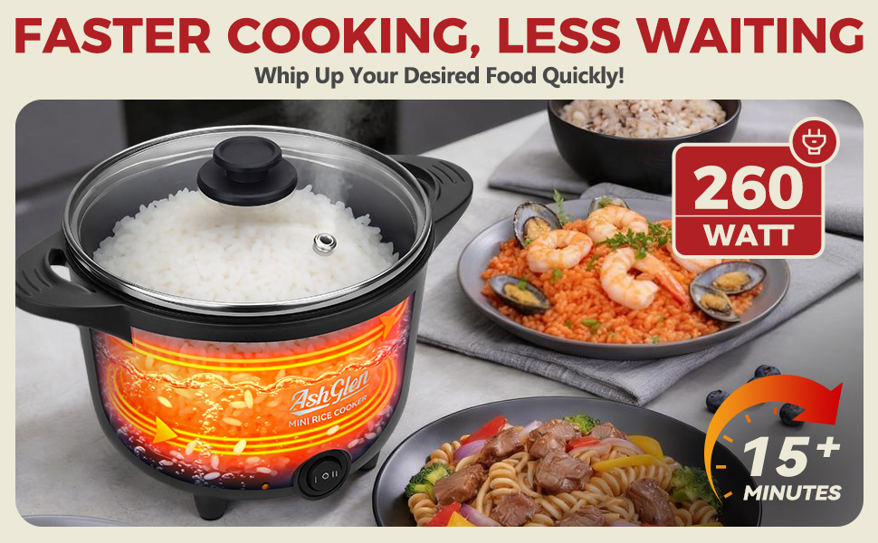 faster cooking less waiting