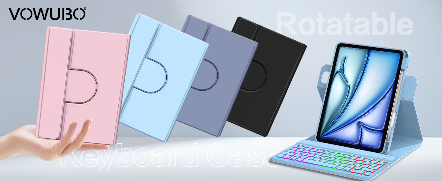 blue ipad air 11 inch case with keyboard