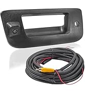 EWAY Tailgate Handle Backup Rear View Camera for 2007-2013 Chevrolet Chevy Silverado GMC Sierra 1...
