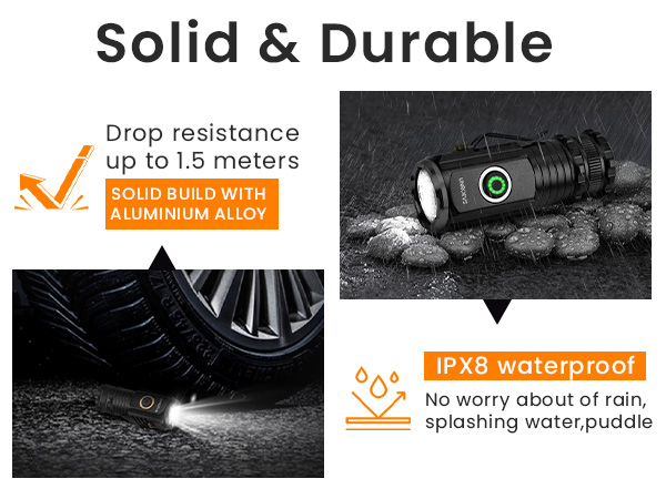 magnetic flashlight,wuben flashlight,nebo flashlight,led flashlight