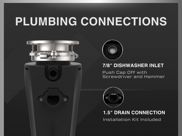 titan plumbing line under sink installation drain elbow diswasher connection