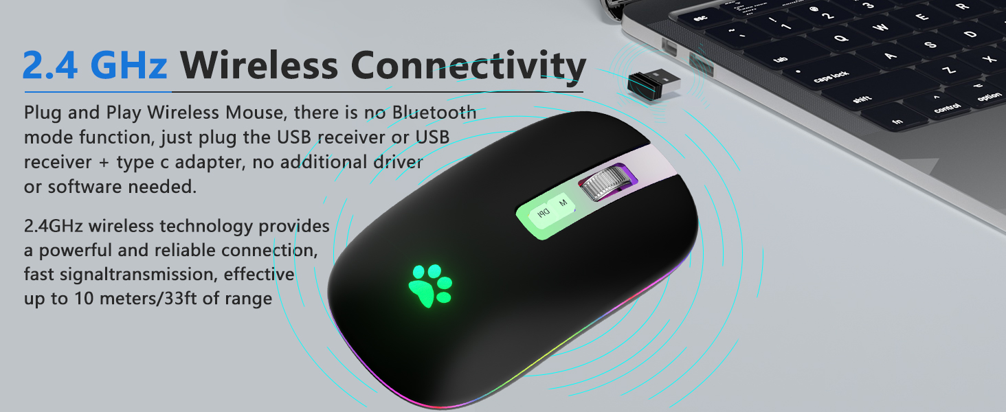 2.4GHz Rechargeable Silent Mouse