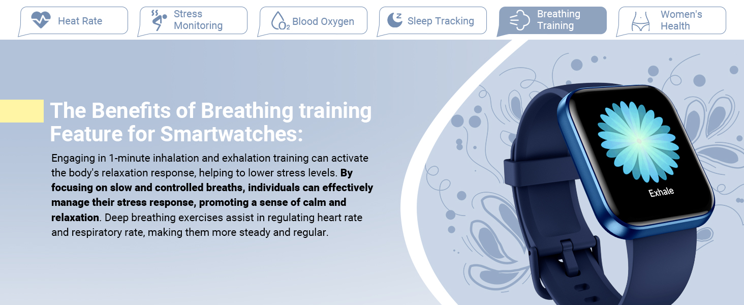 Breathe training smart watch