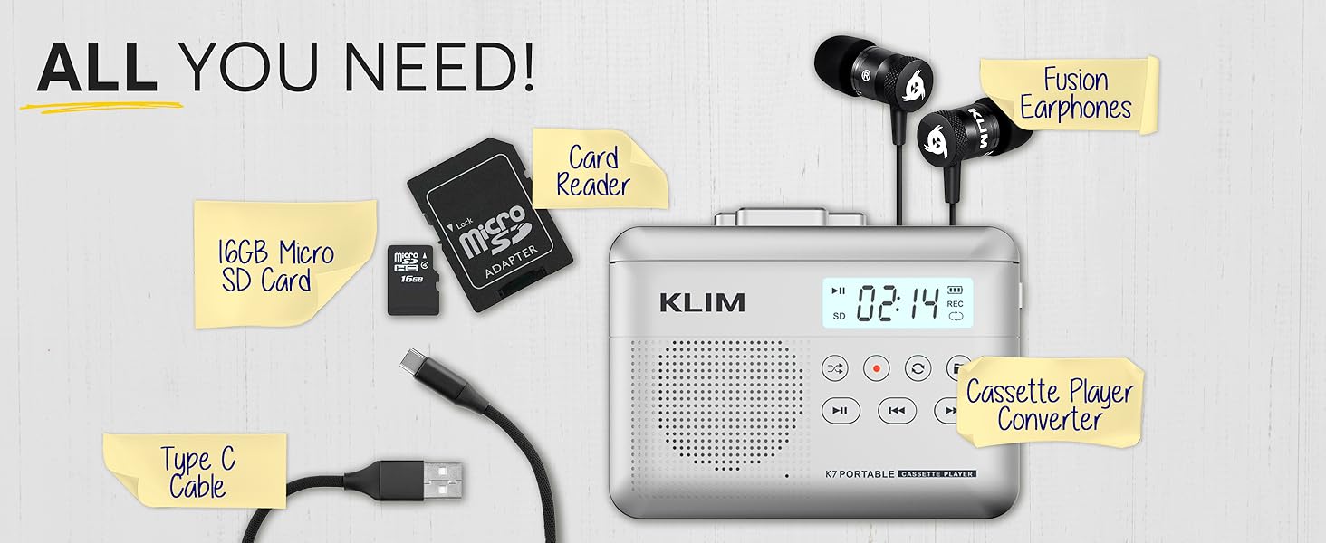 K7 Cassette Player SILVER