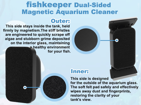 Fish Tank Algae Magnet Cleaning Tool