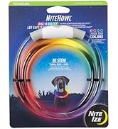 Nite Ize NiteHowl Rechargeable LED Safety Necklace - Rechargeable Light Up Dog Necklace with LED ...