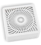 Rechargeable Nail Dust Collector with 2 Filter, Professional Powerful Suction Nail Dust Extractor...