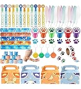 573 Pcs Dog Paw Print Party Favors Kids Birthday Party Gift Pinata Filler Goodie Bag Stuffer with...