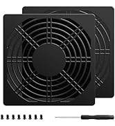 YIMATEECO Dust Filter PC 120mm Fan Filter Dustproof Cover, 2 Pack PC Case Fan Grill Plastic Prote...