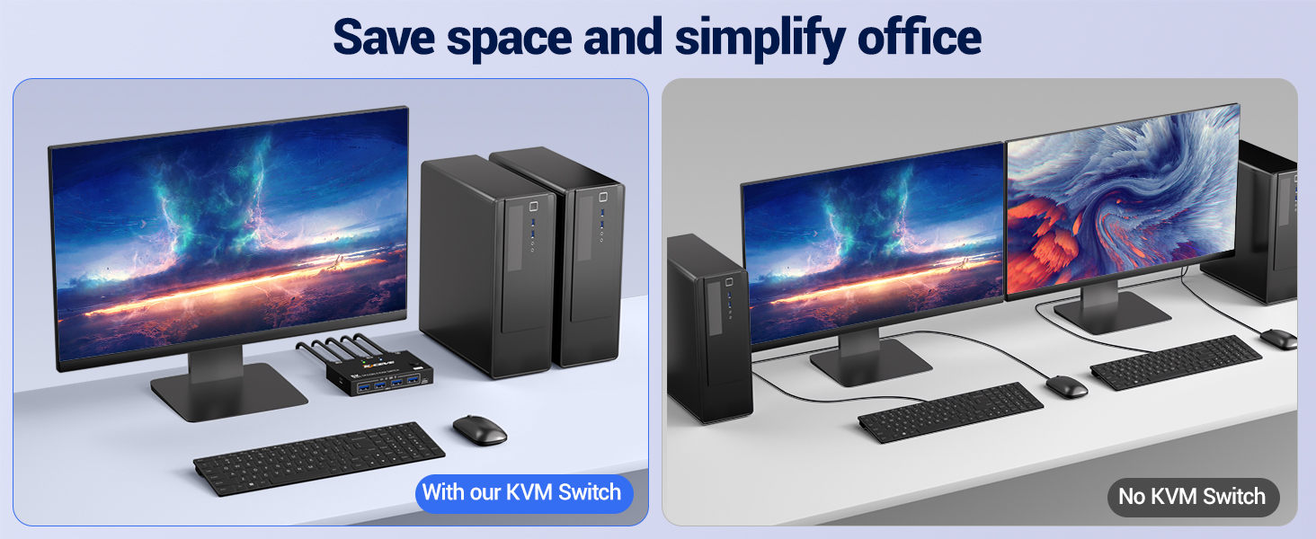 usb kvm switch displayport 2 pc
