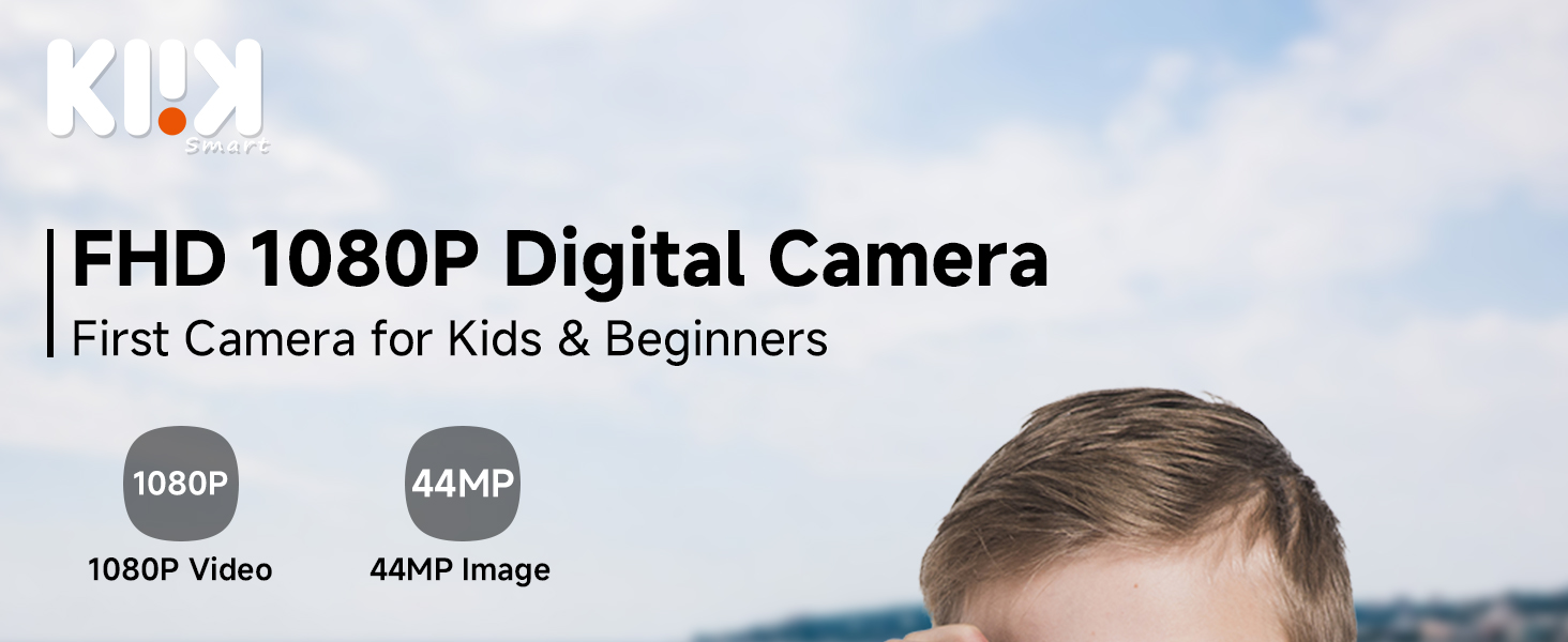 Digital Camera for Kids Beginners 1080p FHD Camera