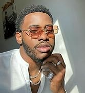 Retro Rimless Rectangle Sunglasses