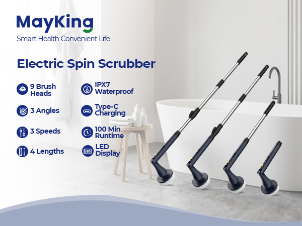 electric spin scrubber