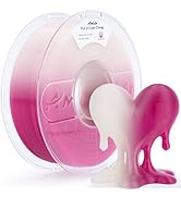 AMOLEN PLA 3D Printer Filament, UV or Sunlight Color Change to Red PLA Filament 1.75mm, Dimension...