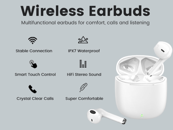 wireless earbuds