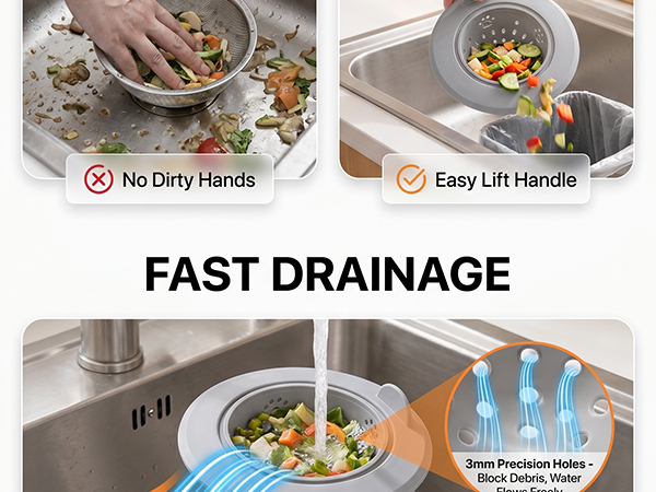 Silicone Sink Strainer