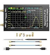 Seesii NanoVNA-F V3 Vector Network Analyzer, [Upgraded] 1MHz-6GHz 4.3 Inch HF VHF UHF VNA Antenna...
