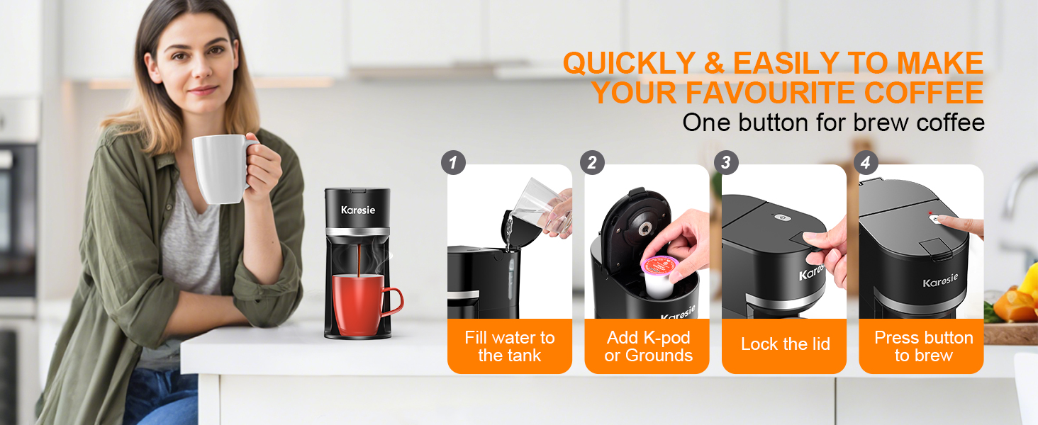 QUICKLY &amp;amp;amp; EASILY TO MAKE YOUR FAVOURITE COFFEE