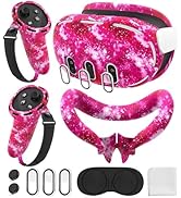 Silicone Cover Set Compatible with Oculus/Meta Quest 3, Touch Controller Grips Cover, VR Shell Co...