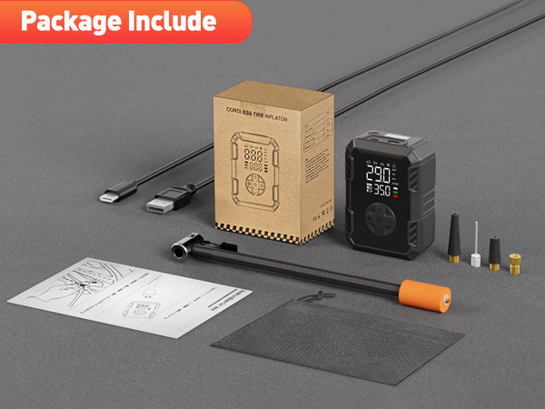 tire inflator portable air compressor car pump