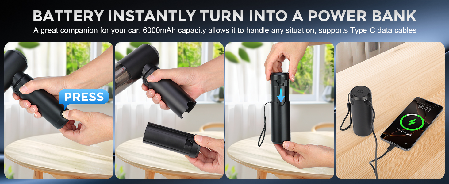 car vacuum portable cordless