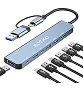 USB Hub 3.0,USB c hub,USB hub with Multiport Adapter, USB Splitter with 1xUSB 3.0,4xUSB2.0,2 x US...