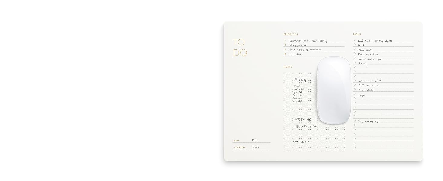 To Do Pad Mouse Pad Notepad