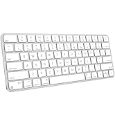 ULSOU Wireless Keyboard for Mac, Bluetooth/2.4G USB Dual-Channel Connection, Multi Device, Rechar...