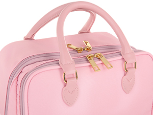 Travel Makeup Bag for Women Fashion Large Capacity Pouch Open Flat Cosmetic Portable Organizer