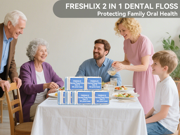 Freshlix Tooth Picks Flosser