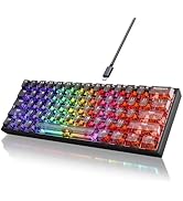 YOUSUOMASTER YK61-60% Mechanical Gaming Keyboard Wired, Hall Effect Switches, Adjustable Actuatio...