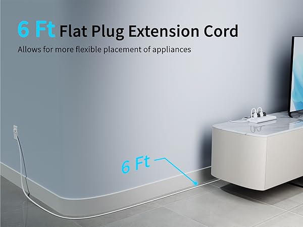 extension cord with multiple outlets