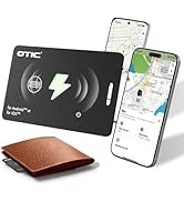 OTIC Dual System Bluetooth Wallet Tracker, 0.07in Slim Smart Tracker for Apple Find My (iOS) &amp; Go...