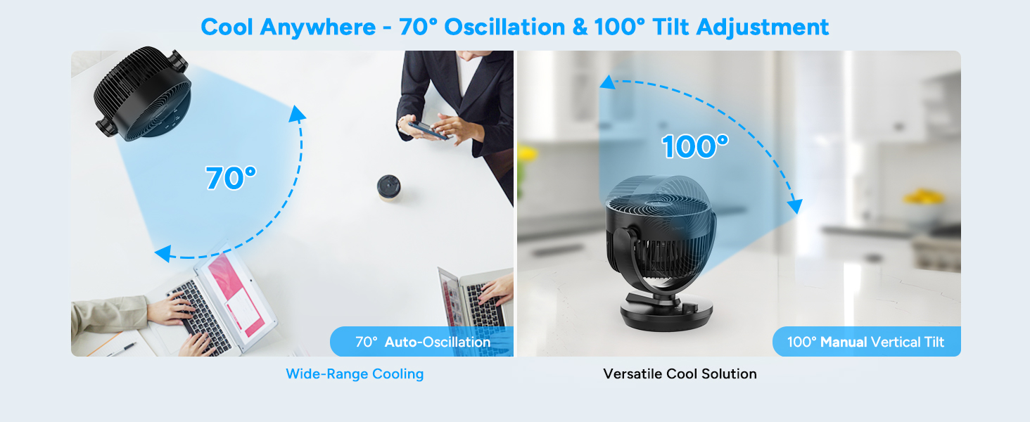 Oscillating Air Circulator Fan