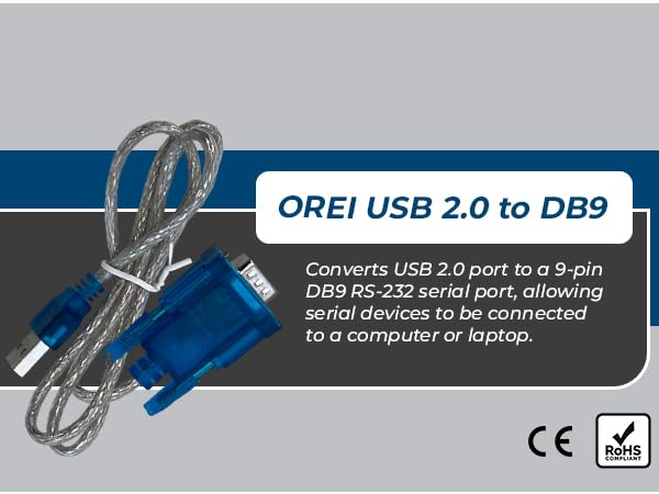 DB-9 RS 232 Serial Cable for Serial Control