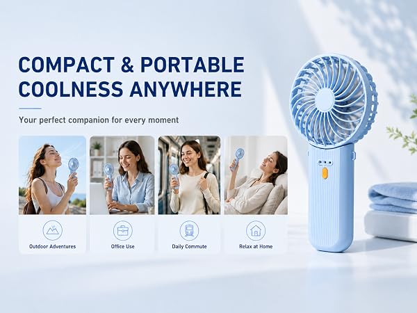 Portable Hand Fan