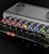 CNLINKO YM-24 RJ45 Connectors, 8P8C Dual Port Connector, Circular Connector for Network Connectio...