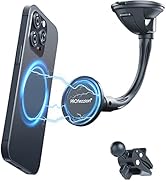 PROfezzion Suction Cup &amp; Vent Clip Combo Magnetic MagSafe Car Mount Holder for iPhone 14 13 12 Pr...