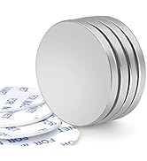 E BAVITE Super Strong Neodymium Disc Magnets with Double Sided Adhesive, Powerful Permanent Rare ...