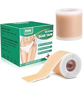 Silicone Scar Sheets,LXIANGN Medical Grade Silicone Scar Tape Professional Scar Removal Sheets Su...