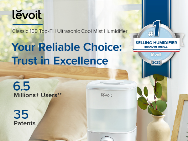 Classic 160 Top-Fill Ultrasonic Cool Mist Humidifier