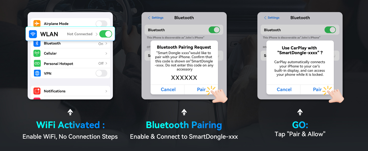 wireless carplay adapter for iphone