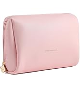 Aveniee Travel Makeup Bag, Large Cosmetic Case for Women, Vegan Leather Travel Toiletry Bag, Wate...